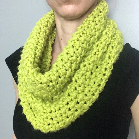 Accessories - Knitted Cowl Neck Scarf